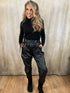 Belted PU Leather Magic Trousers